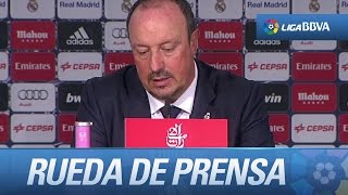 Rueda de prensa de Rafa Benítez tras el Real Madrid (3-0) Levante UD