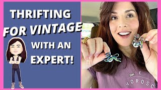 THRIFTING For VINTAGE JEWELRY With An Expert!!