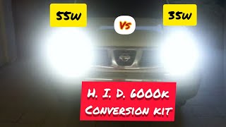 Hid 55w vs 35w 6000 kelvin