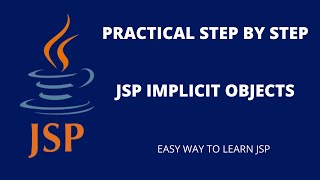 Implicit Objects in JSP | JSP implicit objects in Hindi | JSP implicit objects example