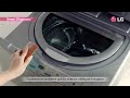 lg twinwash™ washing machine usp video smart diagnosis