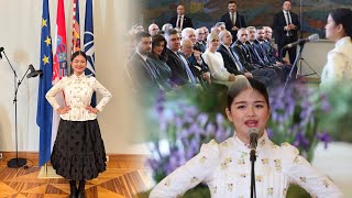 Chriztel Renae - Dej Mi, Bože - Inauguracija (Chriztel sings at President's Inauguration)