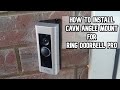 How to install CAVN angle mount for RING VIDEO DOORBELL PRO #ring #anglemount #doorbell #ringpro