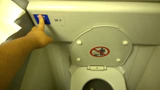 Airplane toilet