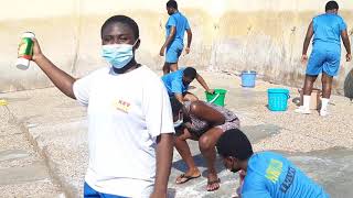 VIM NATIONAL SCHOLL'S SANITATION INSPECTION TOUR AT KROBO GIRLS' SENIOR HIGH SCHOOL