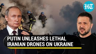 Putin Pounds Zelensky's Base Kyiv With Shahed Drones | Massive Russian Strikes Across Ukraine