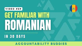 Get Familiar with Romanian Day 29: Find an Accountability Buddy