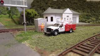 cn signal maintainer  at grade crossing