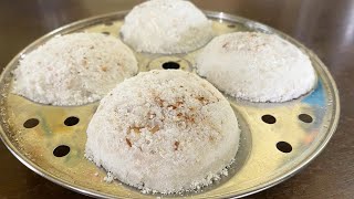 Puttu Recipe | Puttu in Idli Plate | How to make Puttu Filling | Kerala Puttu Recipe | aval puttu