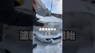 雪だるまのアベンタドール⛄️黒く塗装してみた#りっきー社長 #ランボルギーニ