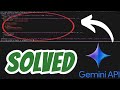 ValueError: Missing key inputs argument! To use the Google AI API Python SOLVED