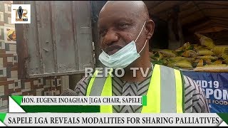 SAPELE LGA REVEALS DOOR TO DOOR MODALITIES FOR SHARING COVID-19 PALLIATIVE