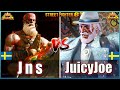 Street Fighter 6 🔥J n s (DHALSIM)  Vs  JuicyJoe2000 (JP #1) 🔥Best Room Match🔥FightingGameWorldX