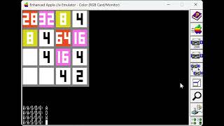 2048(Clone) / Apple2 / Game / BASIC