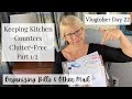 Keeping Kitchen Counters Clutter-free Part 1/2 - Organizing Bills and Other Mail - Vlogtober Day 22