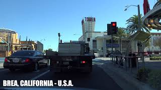 California Life - Drive - Driving around Brea 4K