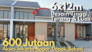 Rumah Minimalis 6x12 600 Jutaan dengan Akses Jakarta-Bogor-Depok-Bekasi di Permata Cimanggis