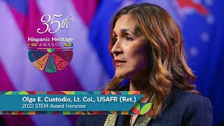 35th Hispanic Heritage Awards | Lt. Col. Olga E. Custodio receives 2022 STEM Award