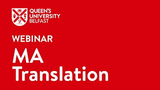 MA Translation webinar