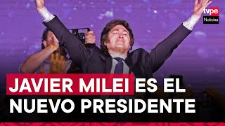 Argentina: Javier MIlei es el nuevo presidente tras vencer en elecciones a Sergio Massa