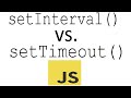 setInterval() vs setTimeout() in JS | Coder Gautam
