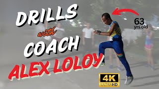 Drills With Coach Alex Loloy | A 63 Yrs Old Coach in Lapu-lapu City Cebu