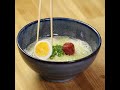 ねぎ塩だれで冷やしラーメン風そうめん