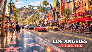 LOS ANGELES 🇺🇸 | Walking Hollywood Boulevard – Famous Walk of Fame Street