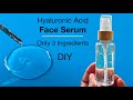 Only 3 Ingredient Hyaluronic Acid Serum To Moisturise And Hydrate The Skin