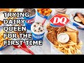 Trying DAIRY QUEEN for the FIRST TIME! *Blizzard, Chicken Strips, Cheese Curds*