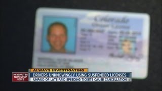 Drivers may not know if license is canceled
