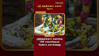 காரைக்கால் ஸ்ரீ நித்தீஸ்வரசுவாமி ஆலய கார்த்திகை மாத 1008 சங்காபிஷேகம் | Somavaram 1008 Sangabishekam