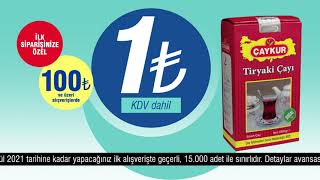 AAAvansas'ta 100 lira ve üzeri alışverişte 1 Kg Çaykur Tiryaki Çayı sadece 1 liraymış!