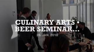 SSTH Culinary Arts Beer Seminar