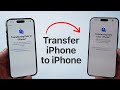 (NEW) How to Transfer ALL DATA from old iPhone to new iPhone - No Backup!
