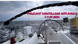 ⛵️🇪🇪🌊 Purjejaht Christellaga Gotlandil 1-7.07.2024