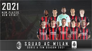 Squad AC Milan 2021 : 27 Official Player Names