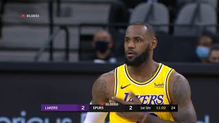 Los Angeles Lakers vs San Antonio Spurs Highlights 1st Qtr | 2020-21 NBA Season