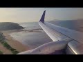 wingo boeing 737 800 early morning landing at panama city balboa panama pacifico intl airport