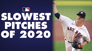 MLB's Slowest Pitches of the 2020 Season! (Ft. Zack Greinke, tons of eephus pitches!)