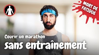 Courir un marathon sans entraînement