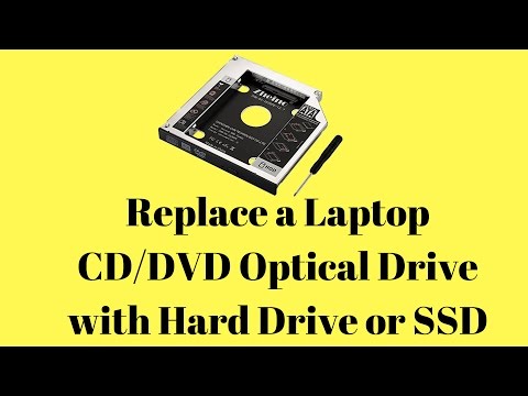 Replace a Laptop DVD Optical Drive with Hard Drive Replace a Laptop DVD Optical Drive with Hard Drive