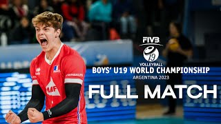 BUL🇧🇬 vs. FRA🇫🇷 - Full Match | Boy's U19 World Championship | Pool B