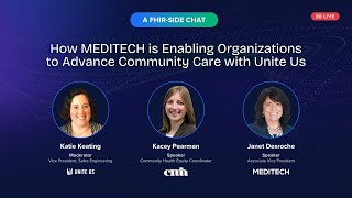 FHIR-Side Chat: Unite Us × MEDITECH on FHIR, EHR Integration & Community Care