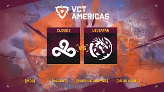 Cloud9 x Leviatán Esports (Mapa 3: Ascent) | VCT Americas