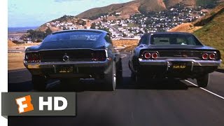 Bullitt (1968) - Ford Mustang vs. Dodge Charger Scene (5/10) | Movieclips