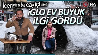 Bitlis'te Yapılan İglo Ev Büyük İlgi Gördü