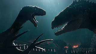 T-Rex & Therizinosaurus VS Giganotosaurus | Jurassic World: Dominion Final Fight | DINOSAUR Movie