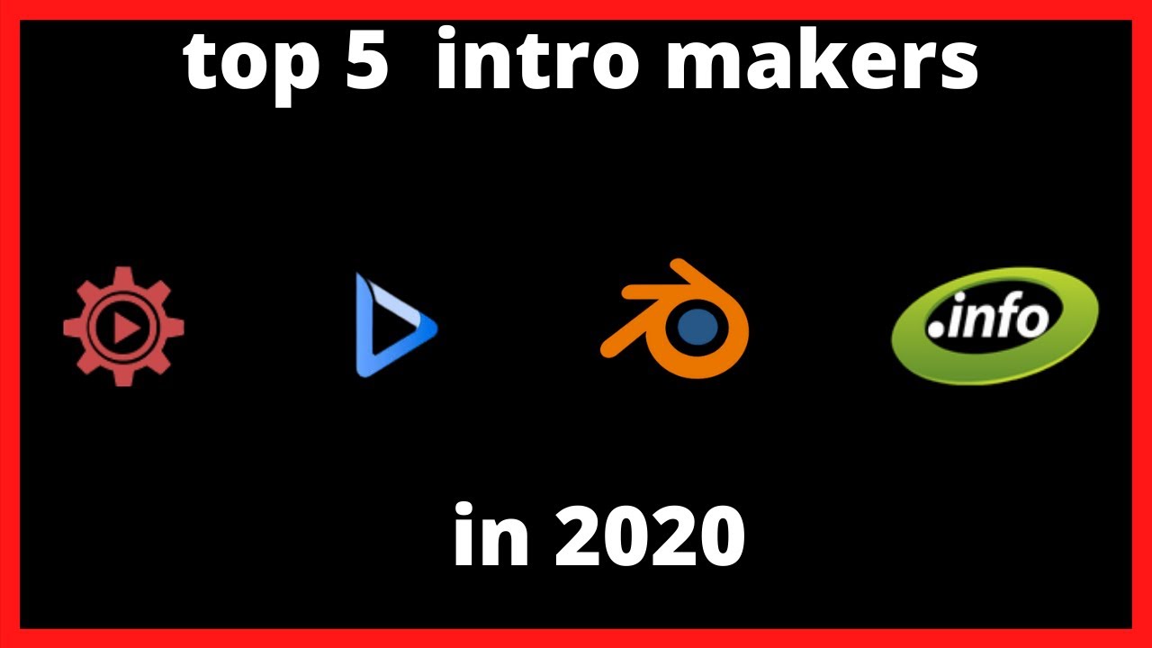 Top 5 Free Youtube Intro Makers 1080p Hd For Youtubers Youtube