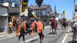 平成２７年７月２６日「相馬野馬追」お行列 その４　隊列が乱れる